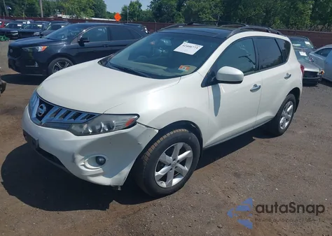 2010 Nissan Murano Sl z USA, uszkodzony, nr VIN JN8AZ1MW7AW120332